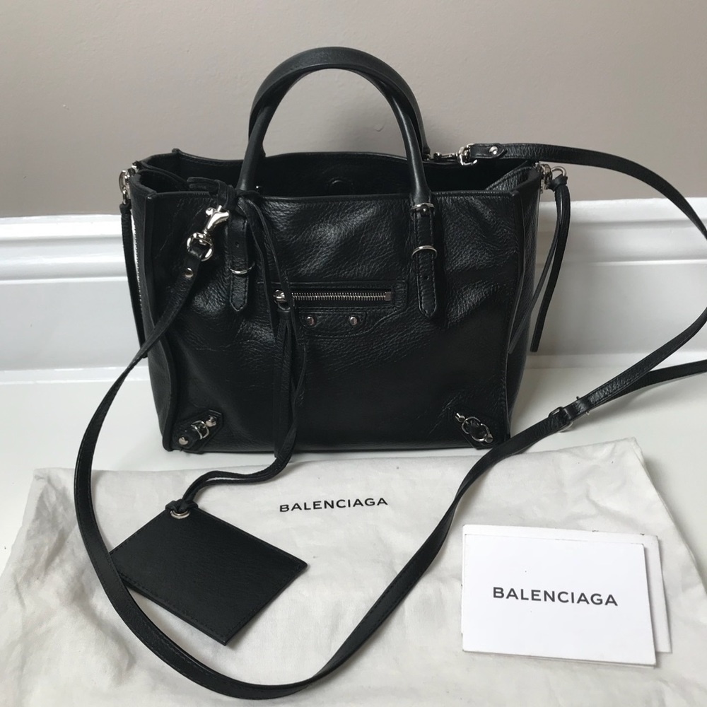 SOLD Balenciaga A4 Mini Papier Zip Side Tote